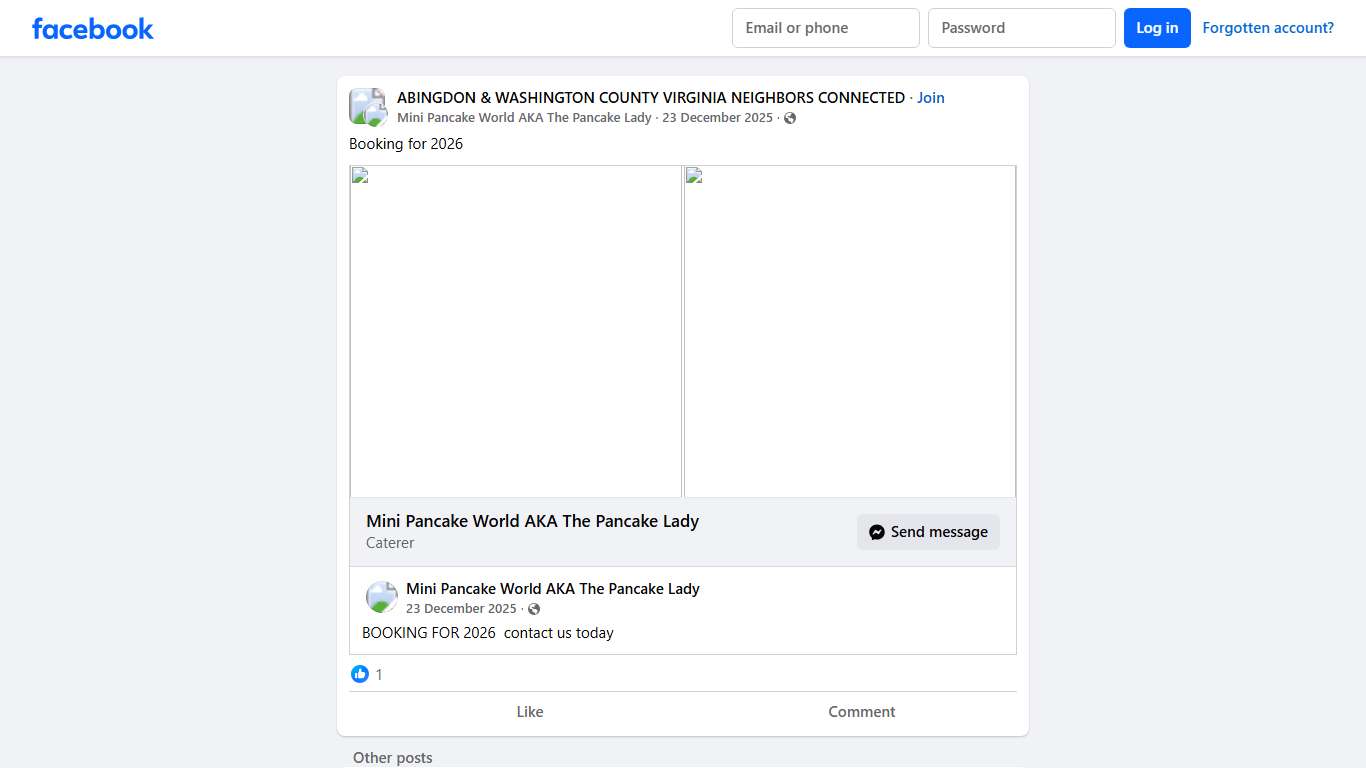 ABINGDON & WASHINGTON COUNTY VIRGINIA NEIGHBORS CONNECTED Booking for 2026 Facebook